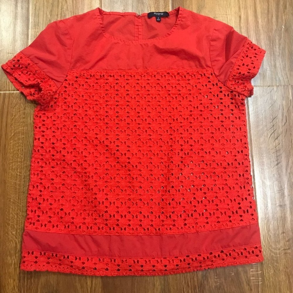 Madewell Eyelet lace Blouse